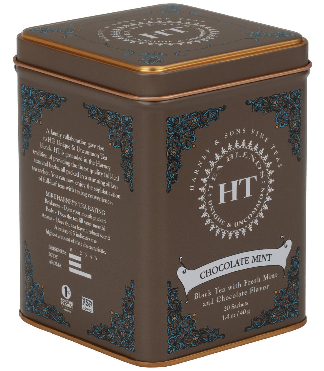 Chocolate Mint Tea - Harney u0026 Sons - 20 sachets