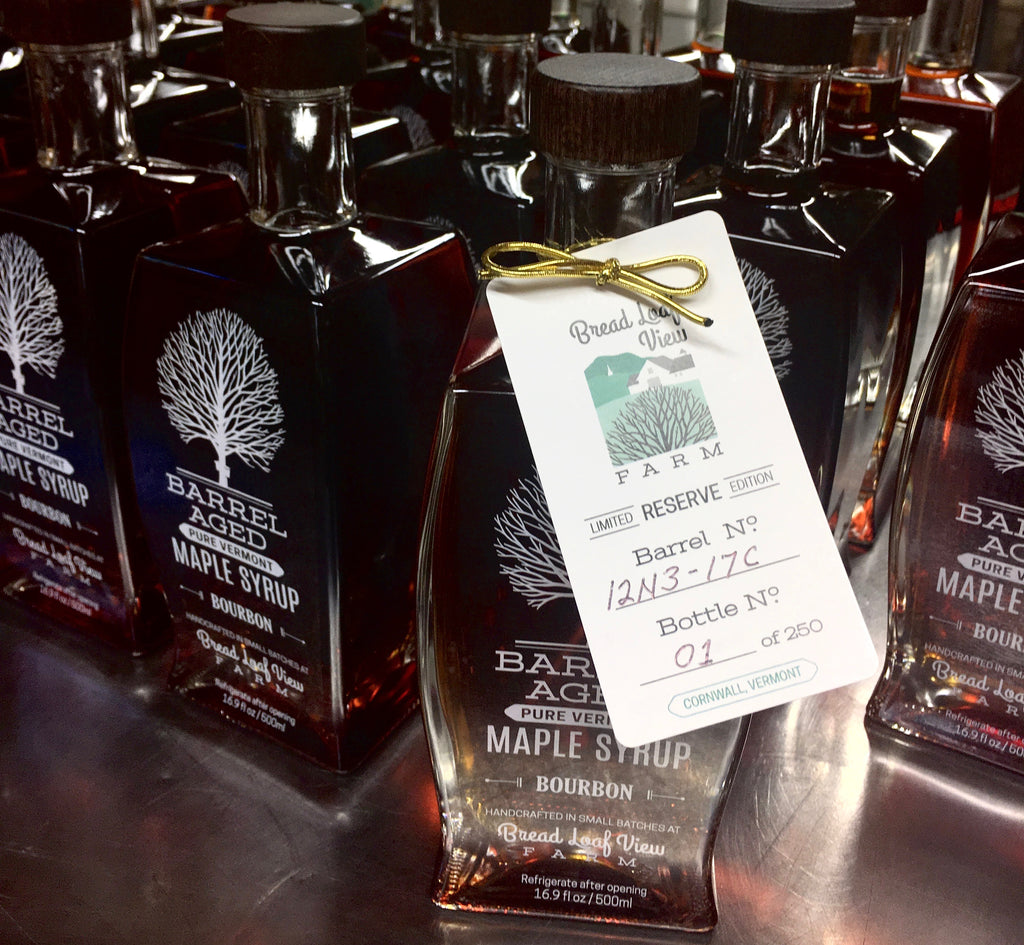 Barrel Aged Vermont Maple Syrup - Bread Loaf View Farm