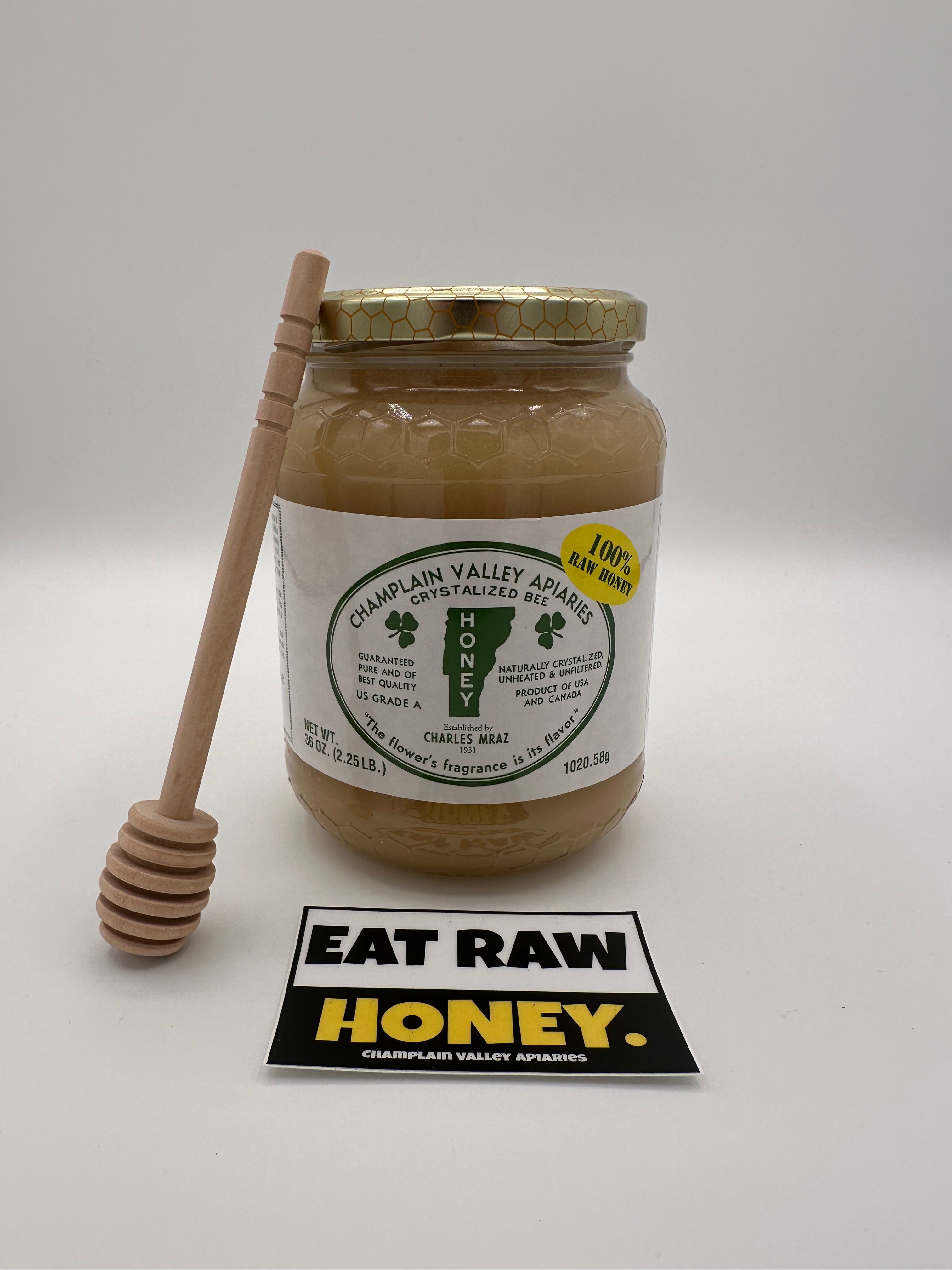 2.25lb Raw Honey FREE SHIPPING