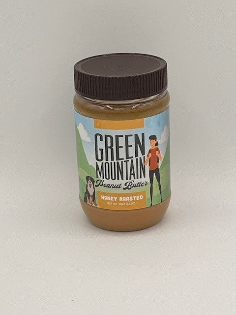 Honey Roasted Peanut Butter  - 1 lb - Green Mountain PB