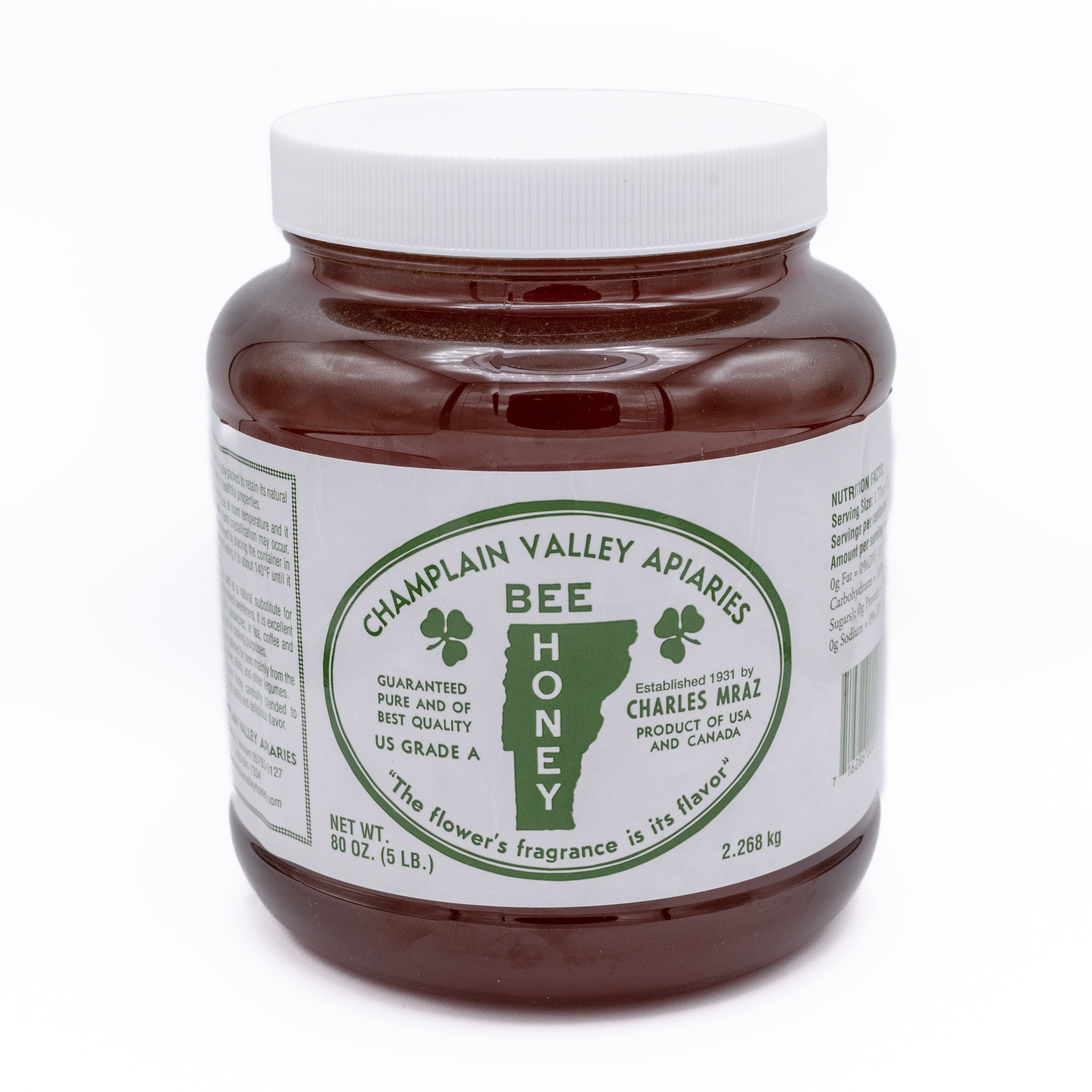 Liquid Honey - 5 Lb Jar